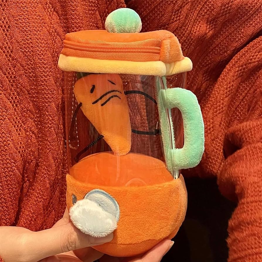 Amazon | にんじんジューサーぬいぐるみ、ブレンダーおもちゃの